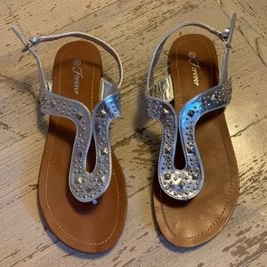 Silver Sandals